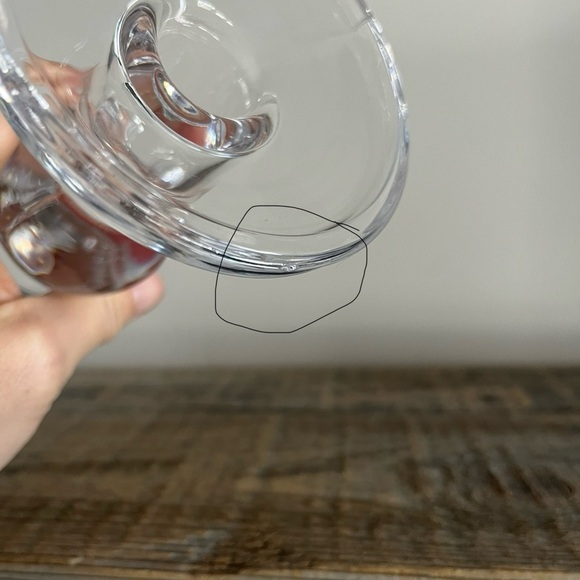 Elegant Clear Bubble Glass Candle Holders - Picture 5 of 6